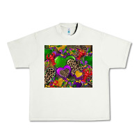 Pistachio mardi gras hearts Urban Heavy Tee - CowGirlArtShop