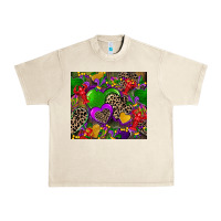 Sandshell mardi gras hearts Urban Heavy Tee - CowGirlArtShop