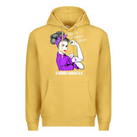 Antique Gold Domestic Violence Warrior Unbreakable Awareness Gift Premium Hoodie - minhPixels