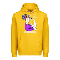 Lemon Domestic Violence Warrior Unbreakable Awareness Gift Premium Hoodie - minhPixels