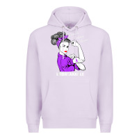 Lilac Domestic Violence Warrior Unbreakable Awareness Gift Premium Hoodie - minhPixels