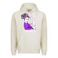 Oatmeal Heather Domestic Violence Warrior Unbreakable Awareness Gift Premium Hoodie - minhPixels