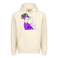Sandshell Domestic Violence Warrior Unbreakable Awareness Gift Premium Hoodie - minhPixels