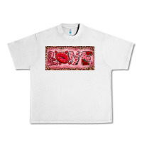 Lunar Rock Pink Love Kiss Valentine's Day Urban Heavy Tee - RanaPortraitStore