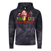 Cloud Black santas favorite softball player Vintage Hoodie - CowGirlArtShop