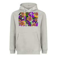 Moon Dust mardi gras sunflower cowhide leopard and glitter background Heavyweight Hoodie - Artiststas
