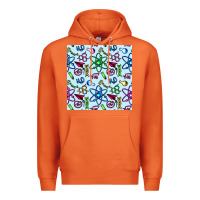 Carrot Science Teacher Seamless Pattern Premium Hoodie - BundleAndBundleShop