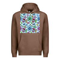 Chestnut Science Teacher Seamless Pattern Premium Hoodie - BundleAndBundleShop