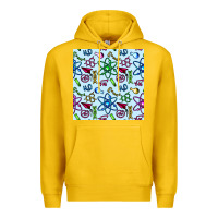 Lemon Science Teacher Seamless Pattern Premium Hoodie - BundleAndBundleShop