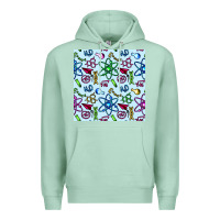 Seafoam Science Teacher Seamless Pattern Premium Hoodie - BundleAndBundleShop