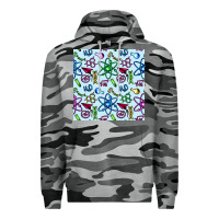 Slate Camo Science Teacher Seamless Pattern Premium Hoodie - BundleAndBundleShop