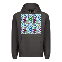 Smoke Science Teacher Seamless Pattern Premium Hoodie - BundleAndBundleShop