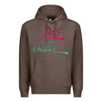Coffee Big Sister love Big Sis Gift ba Premium Hoodie - minhPixels