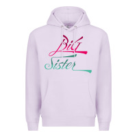 Lilac Big Sister love Big Sis Gift ba Premium Hoodie - minhPixels