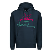 Navy Big Sister love Big Sis Gift ba Premium Hoodie - minhPixels