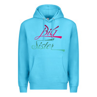 Ocean Blue Big Sister love Big Sis Gift ba Premium Hoodie - minhPixels