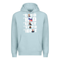 Blue Mist The Good The Bad The Ugly The Stupid The Idiot Politics TShirt Premium Hoodie - minhPixels