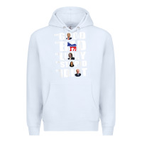White The Good The Bad The Ugly The Stupid The Idiot Politics TShirt Premium Hoodie - minhPixels