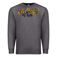 Charcoal Heather western mama of both Premium Sweatshirt - Artiststas
