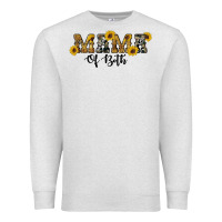 Oatmeal Heather western mama of both Premium Sweatshirt - Artiststas