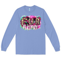 Colony Blue Fur mama mother's day Long Sleeve Tee - HowdyJamesFarm