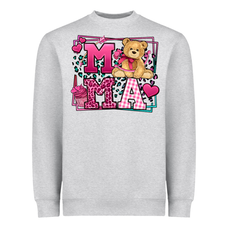 Western Valentines Day Mama Mother's Day Heavyweight Sweatshirt by LillyAllenDesigns | Teevron