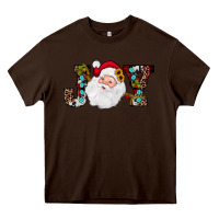 Chocolate Brown christmas joy Heavy Core Tee - JahusDesignShop