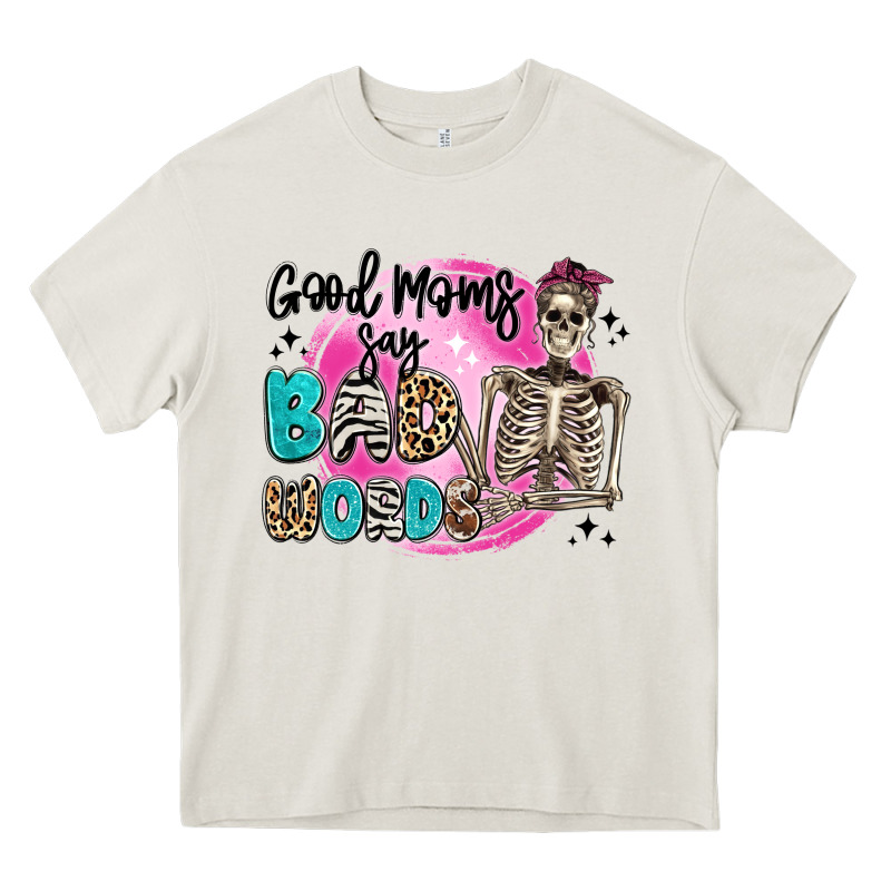 Good Moms Say Bad Words Heavy Core Tee by Artiststas | Teevron
