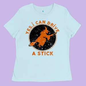 Halloween Witch Ladies Tee Designed By Bettercallsaul
