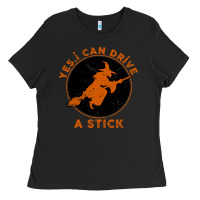 Black Halloween Witch Ladies Tee - Bettercallsaul