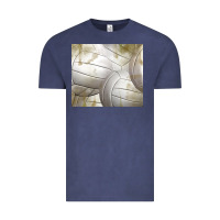 Vintage Denim distressed volleyball pattern Vintage Tee - TumblerDesignByShophia