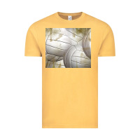 Vintage Mustard distressed volleyball pattern Vintage Tee - TumblerDesignByShophia