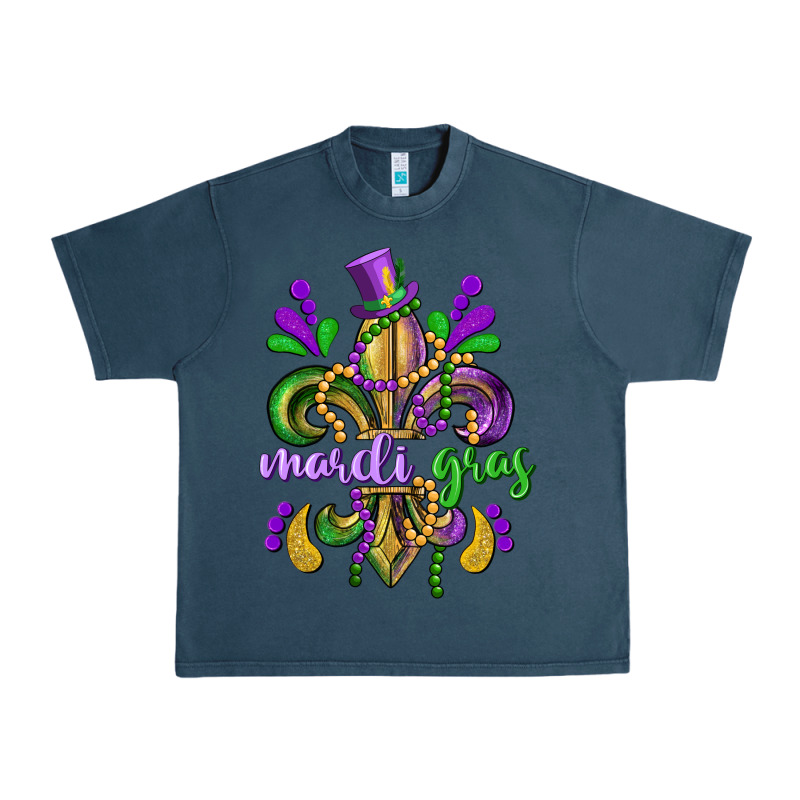 Mardi Gras Fleur De Lis Urban Heavy Tee by CowGirlArtShop | Teevron