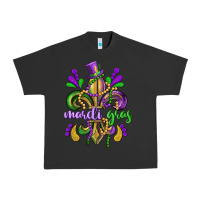 Pigment Black mardi gras fleur de lis Urban Heavy Tee - CowGirlArtShop