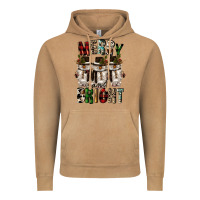Merry And Bright Vintage Hoodie | Teevron