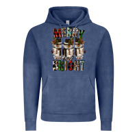 Vintage Denim merry and bright Vintage Hoodie - CowGirlArtShop