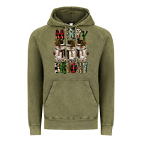Vintage Olive merry and bright Vintage Hoodie - CowGirlArtShop