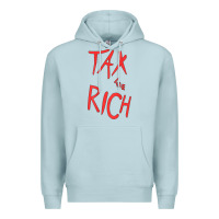 Blue Mist tax the rich shirt (on back)political t shirts for women men t shirt Premium Hoodie - minhPixels