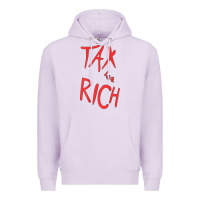 Lilac tax the rich shirt (on back)political t shirts for women men t shirt Premium Hoodie - minhPixels