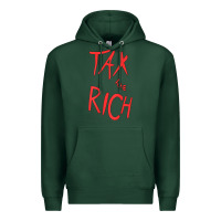 Sports Green tax the rich shirt (on back)political t shirts for women men t shirt Premium Hoodie - minhPixels