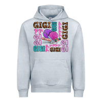 Heather Grey gigi gigi with knitting Urban Hoodie - AdoDesignShop