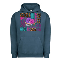 Pigment Midnight Navy gigi gigi with knitting Urban Hoodie - AdoDesignShop
