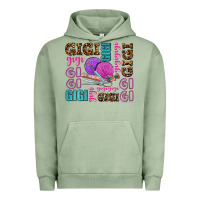 Pigment Oil Green gigi gigi with knitting Urban Hoodie - AdoDesignShop