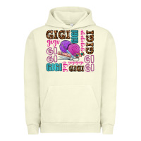 Pigment Pistachio gigi gigi with knitting Urban Hoodie - AdoDesignShop