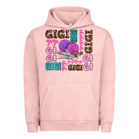 Pigment Salmon gigi gigi with knitting Urban Hoodie - AdoDesignShop