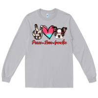 Moon Dust Peace Love Frenchie Long Sleeve Tee - Jasminsmagicworld