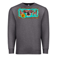 Charcoal Heather mom heifer license plate Premium Sweatshirt - Artiststas