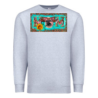 Heather Grey mom heifer license plate Premium Sweatshirt - Artiststas