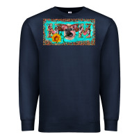 Navy mom heifer license plate Premium Sweatshirt - Artiststas