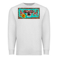 Oatmeal Heather mom heifer license plate Premium Sweatshirt - Artiststas